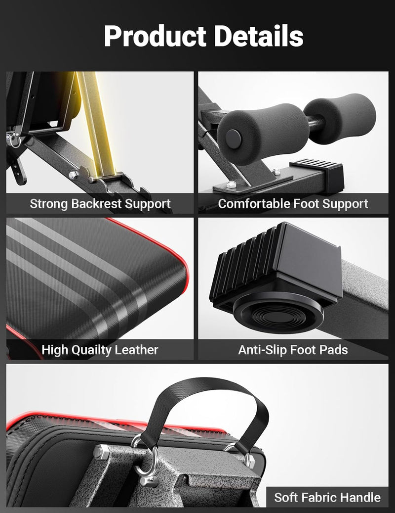 Adjustable Weight Bench Commercial