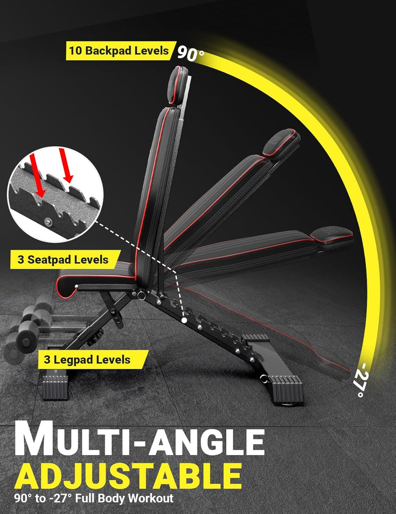 Adjustable Weight Bench Commercial