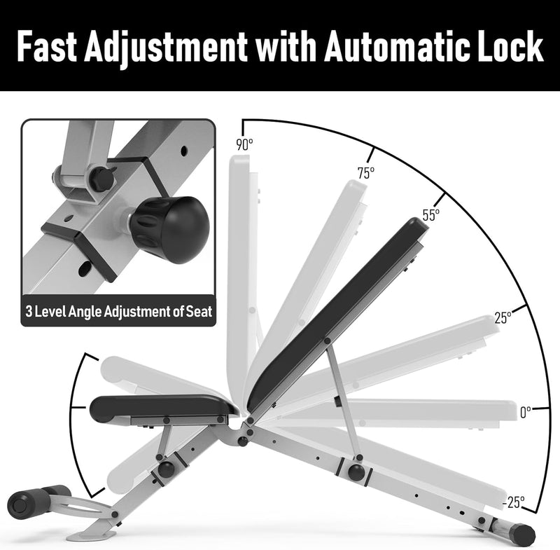 Adjustable Weight Bench Foldable