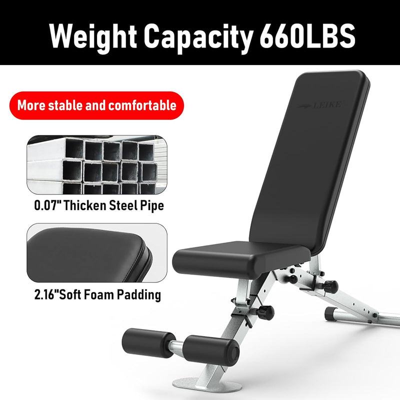 Adjustable Weight Bench Foldable