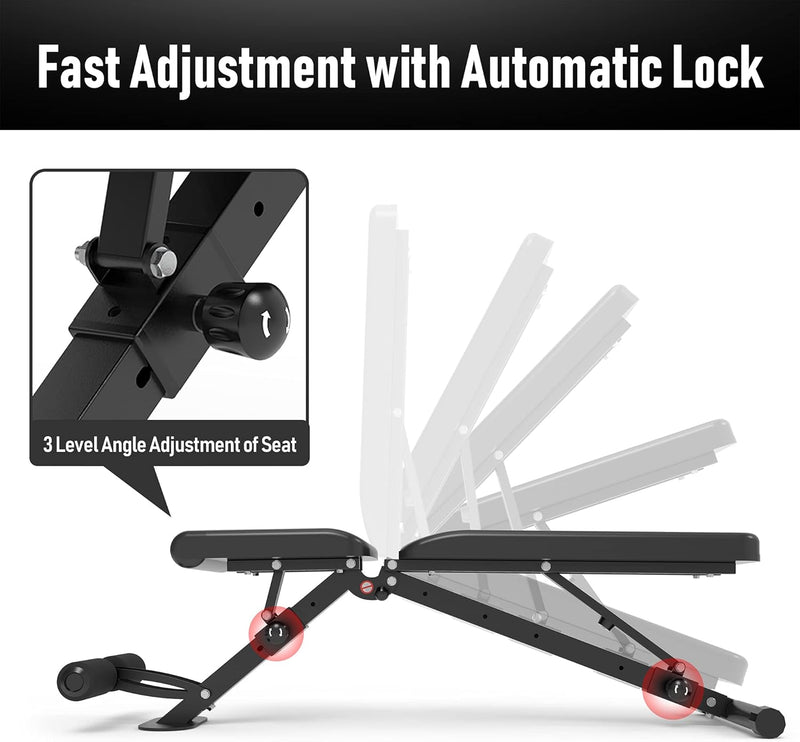 Adjustable Weight Bench Foldable