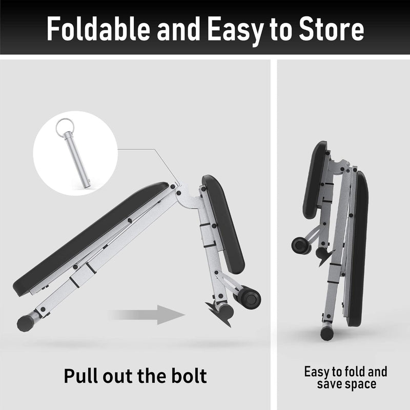 Adjustable Weight Bench Foldable