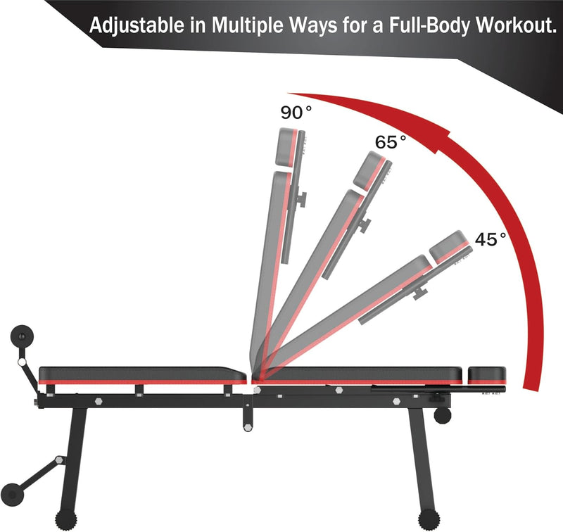 Adjustable Weight Bench Foldable