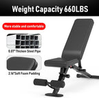 Adjustable Weight Bench Foldable