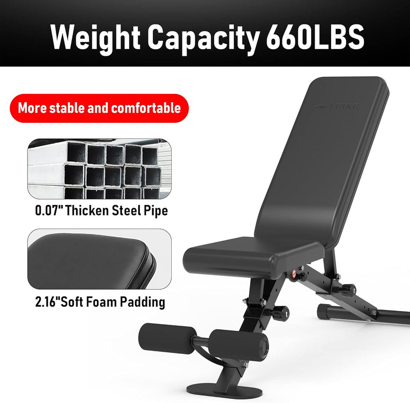 Adjustable Weight Bench Foldable