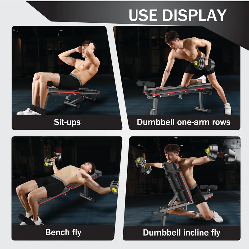 Adjustable Weight Bench Foldable