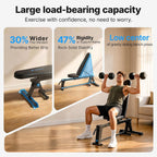 Adjustable Weight Bench Foldable 600KG Capacity for Home