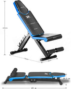 Adjustable Weight Bench Home Training Gym Lifting Sit