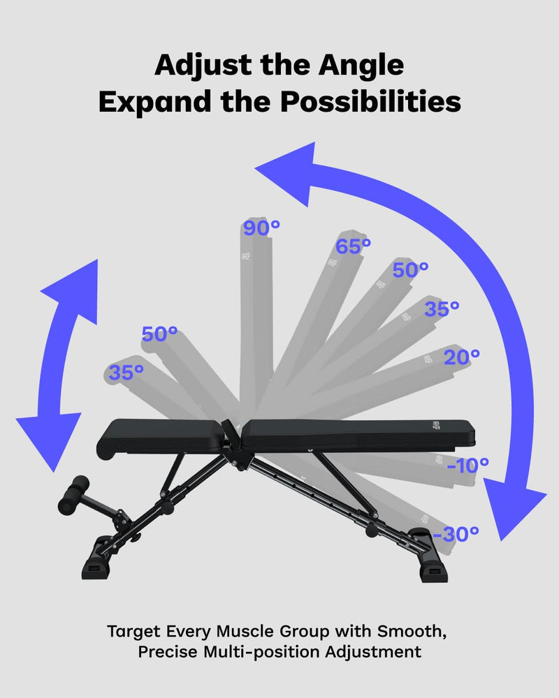 Adjustable Weight Bench Press Full Body