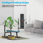 Adjustable Weight Bench with Dip Station Folding