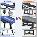 Adjustable Weight Bench with Leg Extension and Preacher