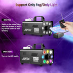 Agptek Fog Machine Smoke 500W with Wireless Remote