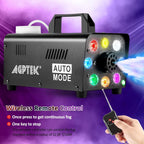 Agptek Fog Machine Smoke 500W with Wireless Remote