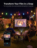 Ai Festoon Lights Outdoor 15m RGB+ic Warm Christmas