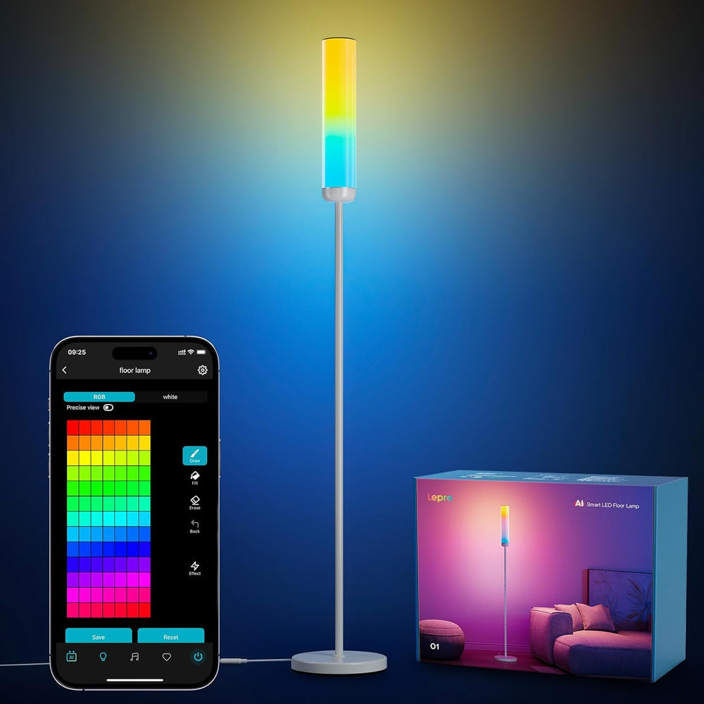 Ai Smart Floor Lamp 1000lm RGB+ic Warm LED