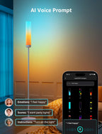 Ai Smart Floor Lamp 1000lm RGB+ic Warm LED
