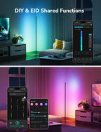 Ai Smart Floor Lamp 1000lm RGB+ic Warm LED