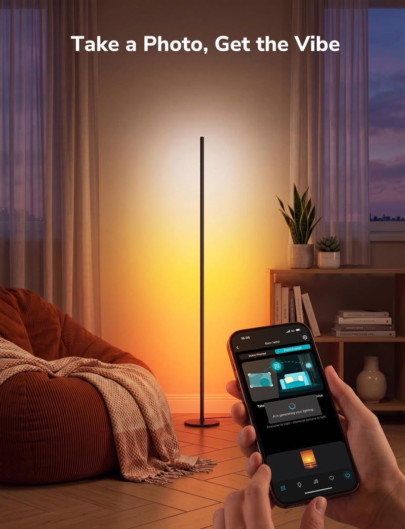 Ai Smart Floor Lamp 1000lm RGB+ic Warm LED