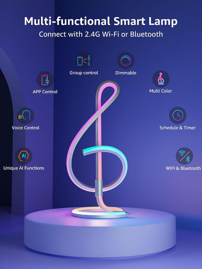 Ai Table Lamp Smart LED with Music Sync