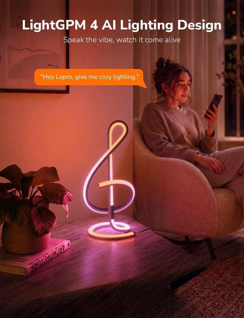 Ai Table Lamp Smart LED with Music Sync