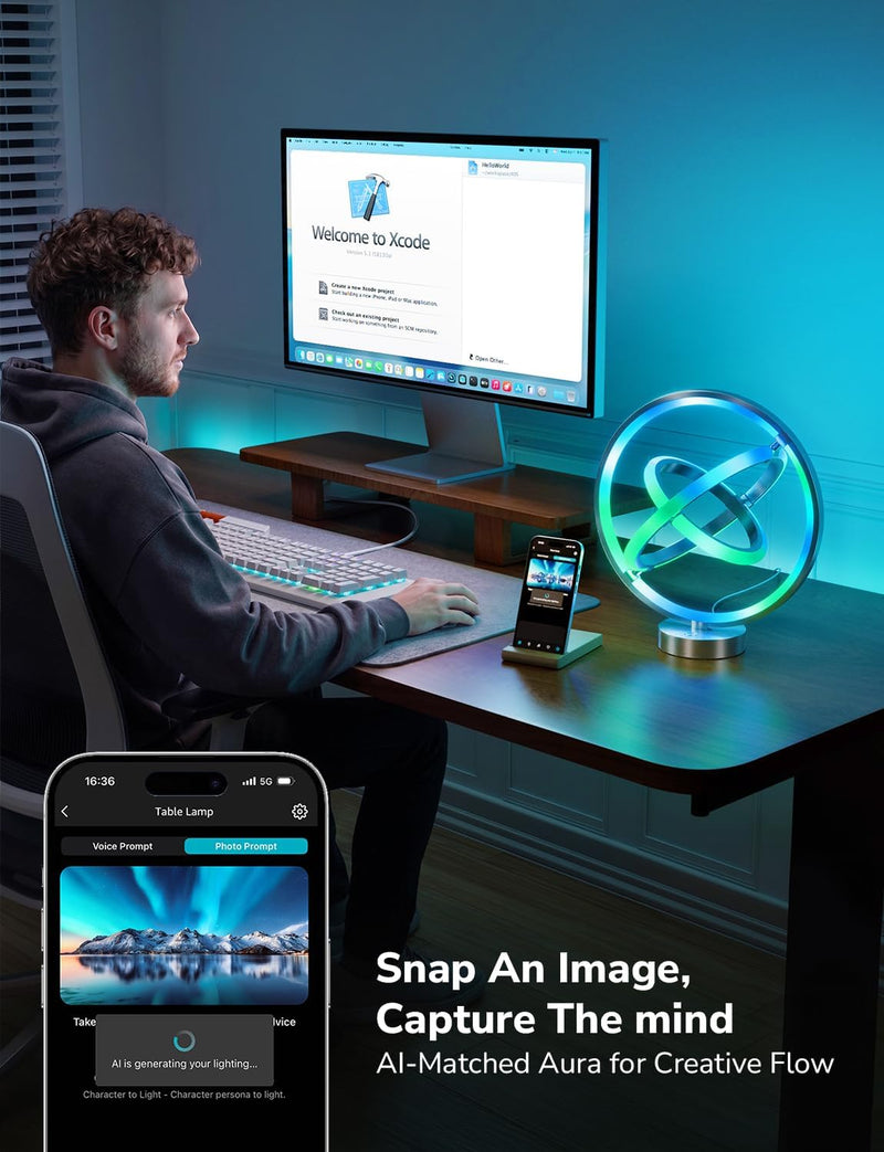 Ai Table Lamp Smart LED with Music Sync