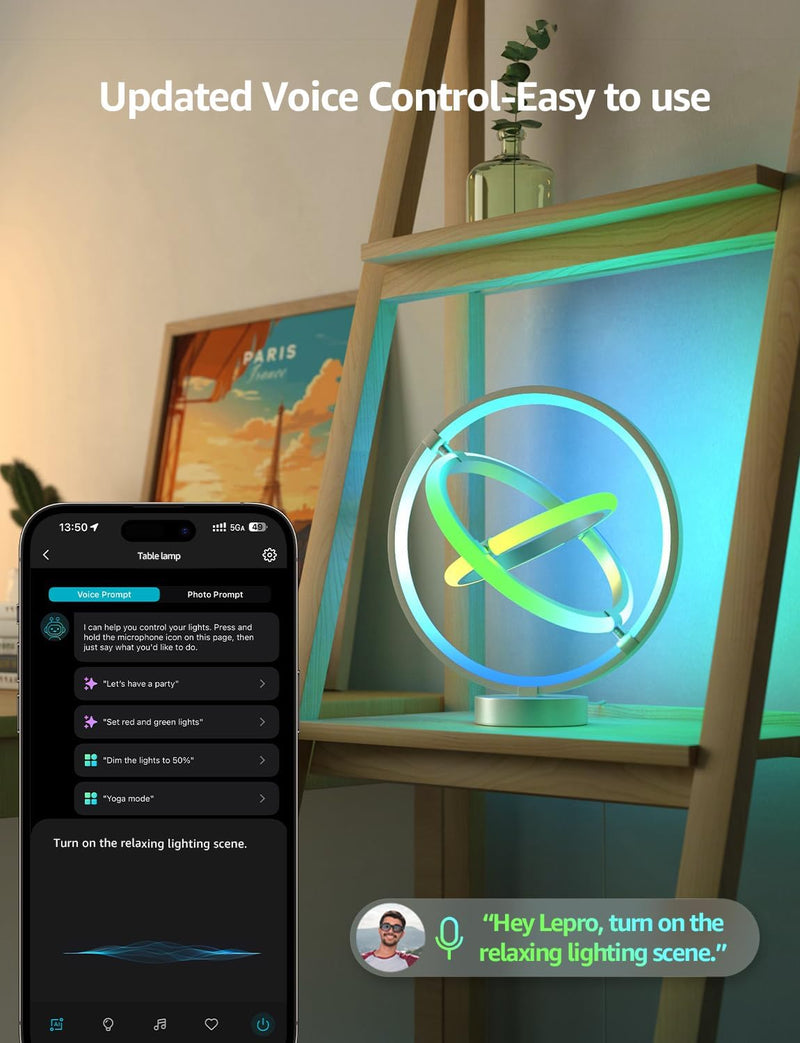 Ai Table Lamp Smart LED with Music Sync