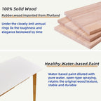 Wood Writing Desk with Drawer and Hanging Rod