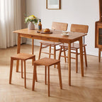 Wood Writing Desk with Drawer and Hanging Rod