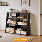 Wooden Extendable Shelf Bookcase Bookshelf Storage with 6