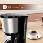 Aigostar Filter Coffee Maker with 40-Min Keep Warm