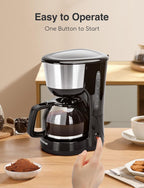 Aigostar Filter Coffee Maker with 40-Min Keep Warm