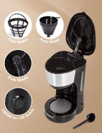 Aigostar Filter Coffee Maker with 40-Min Keep Warm
