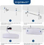 Aigostar LED Ceiling Light 18W Daylight Lights 6500K