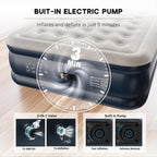 Air Bed Inflatable Mattress with Built in Pump