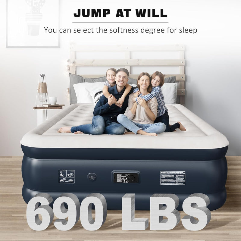 Air Bed Inflatable Mattress with Built in Pump