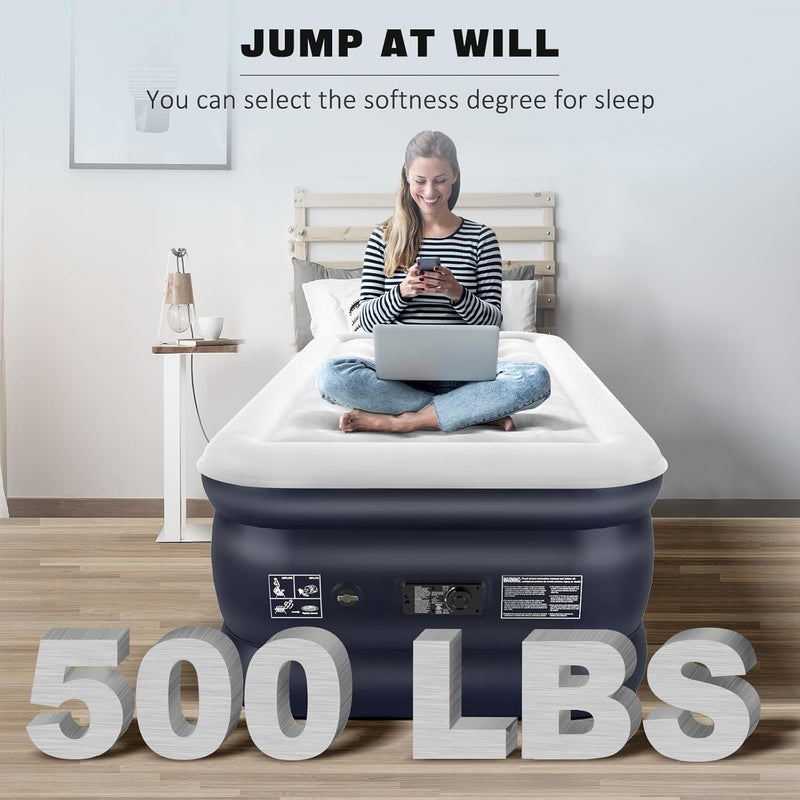Air Bed Inflatable Mattress with Built in Pump