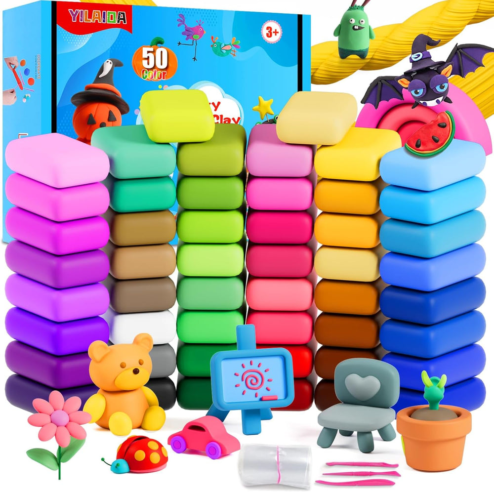 Air Dry Clay 50 Colors Modeling Ultra Light