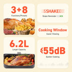 Air Fryer 4.7L 9-In-1 Compact Fryers Oven 130
