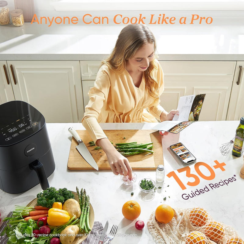Air Fryer 4.7L 9-In-1 Compact Fryers Oven 130