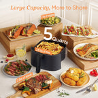 Air Fryer 4.7L 9-In-1 Compact Fryers Oven 130