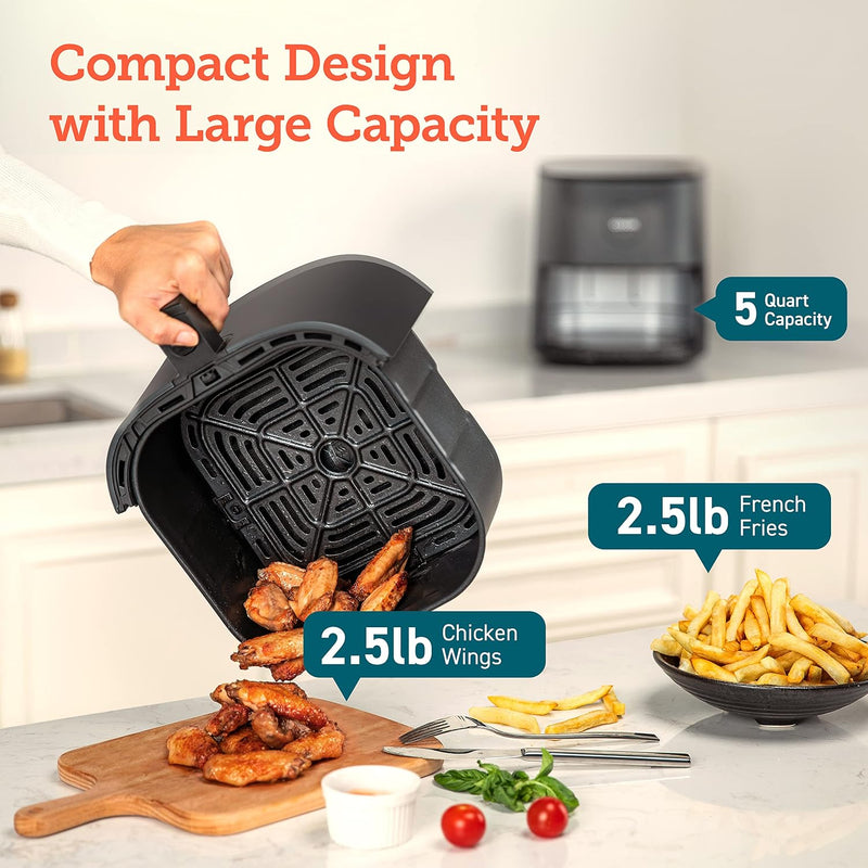 Air Fryer 4.7L 9-In-1 Compact Fryers Oven 130
