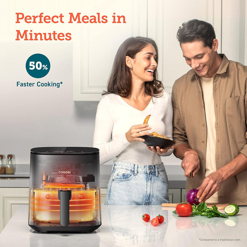 Air Fryer 4.7L 9-In-1 Compact Fryers Oven 130