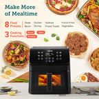 Air Fryer 4.7L 9-In-1 Compact Fryers Oven 130