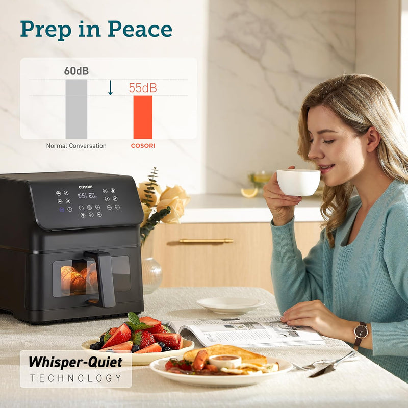 Air Fryer 4.7L 9-In-1 Compact Fryers Oven 130