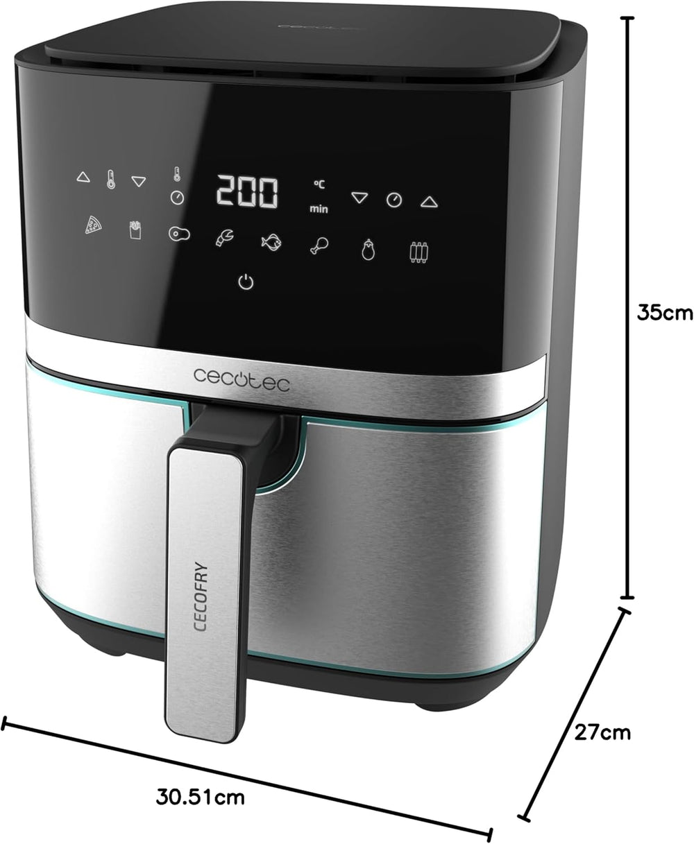 Air Fryer 5 5L Cecofry Full Inox