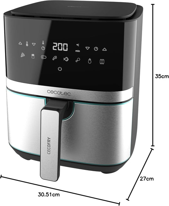 Air Fryer 5 5L Cecofry Full Inox