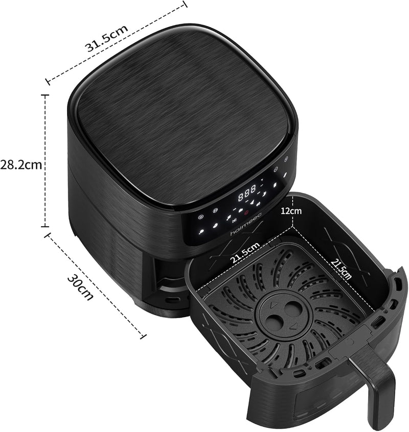 Air Fryer 6L 8 Cooking Options Visual Window