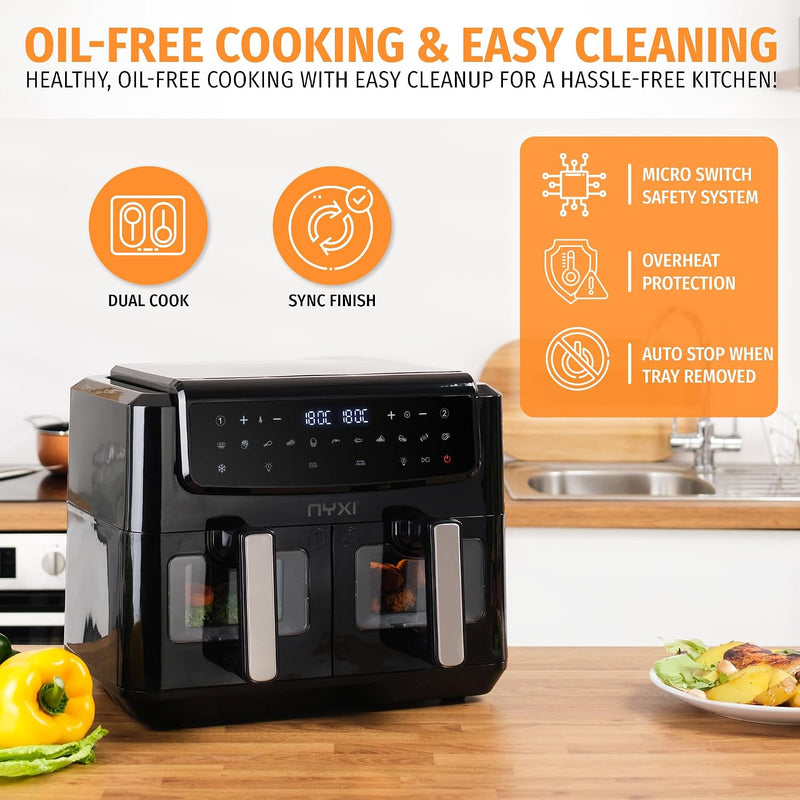 20L Air Fryer Oven with Dual French Glass