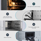 14.5L Digital Air Fryer 8-In-1 Countertop Convection Oven