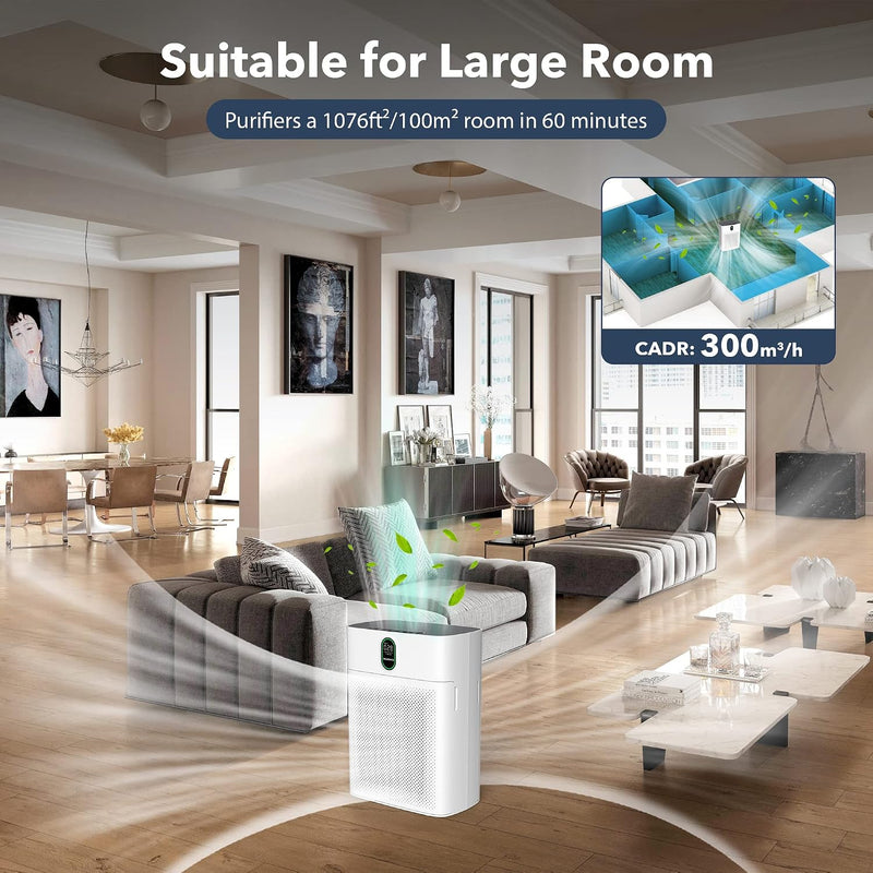 Air Purifier Double-Sided Inlet 24db Sleep Mode